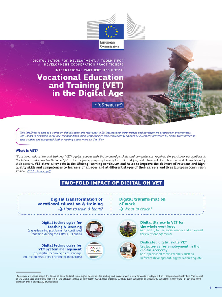 Vocational Education and Training (VET) in The Digital Age | PDF ...