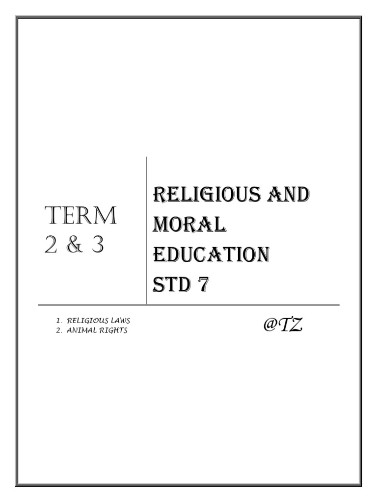 STD 7 RME NOTES-1 | PDF | Noble Eightfold Path | Hijab