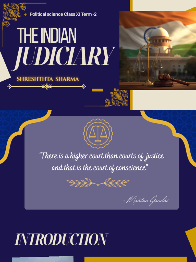 Working of The Indian Judiciary System | PDF | Separation Of Powers ...