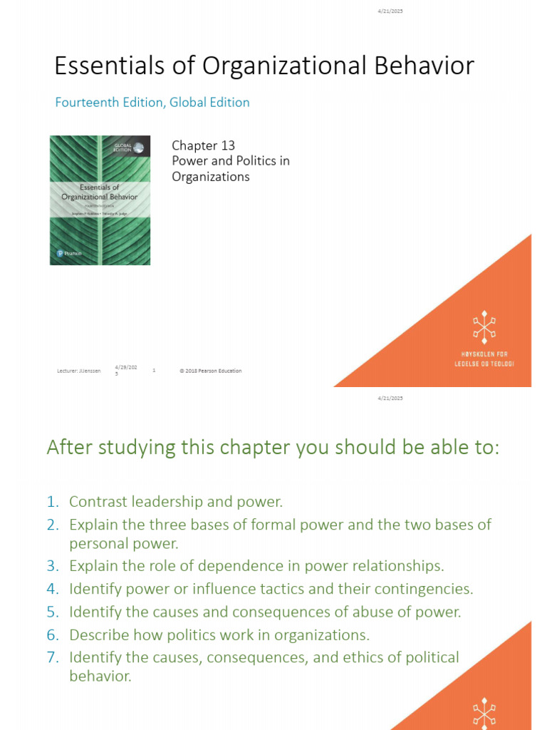 Power and Politics - Student | PDF | Power (Social And Political ...