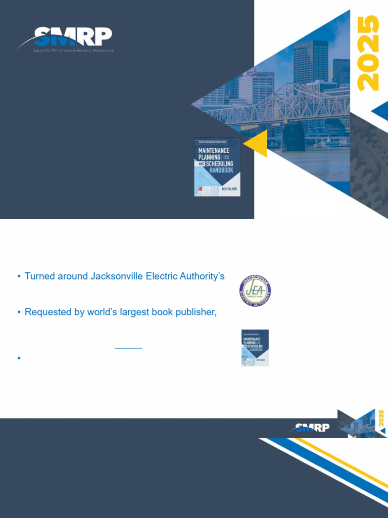 2025 Palmer SMRP Symp Plan A WO Create A Schedule | PDF | Mechanical ...