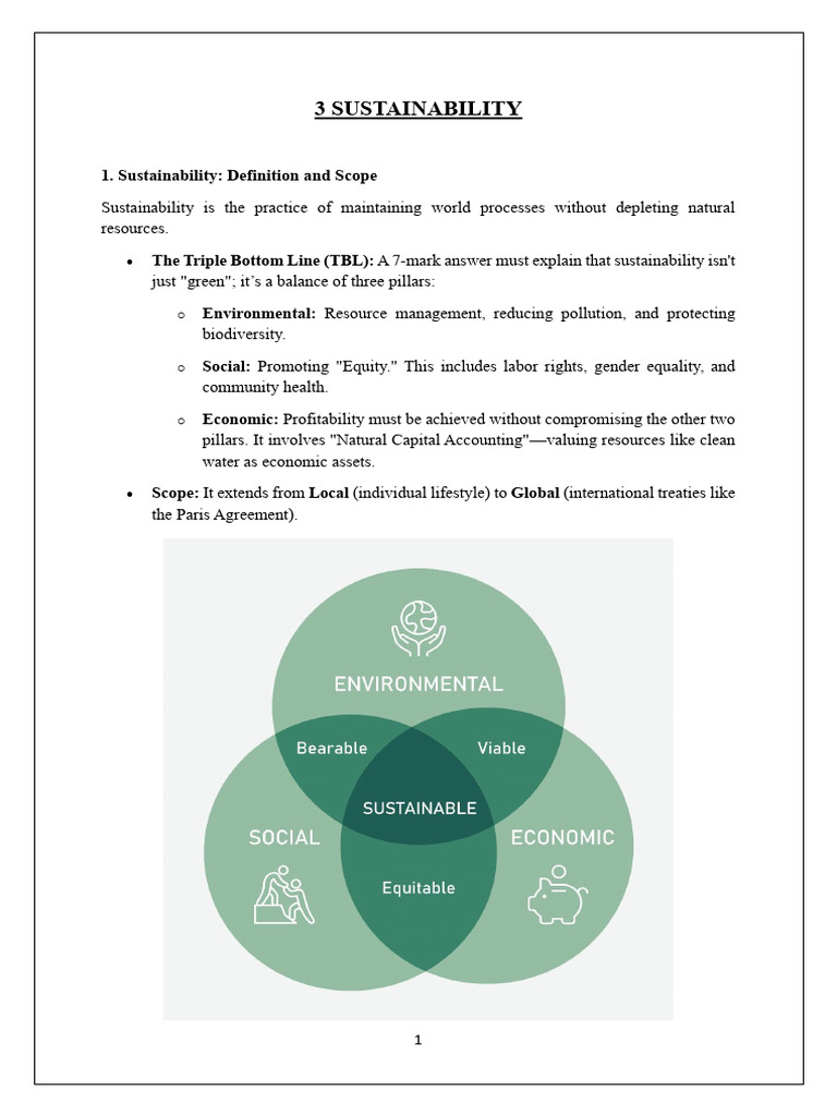 3 Sustainability | PDF | Greenhouse Gas | Climate Change Mitigation