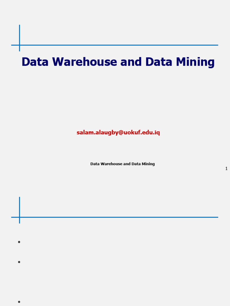 Data Mining Lecture Two | PDF | Applied Mathematics | Data Management