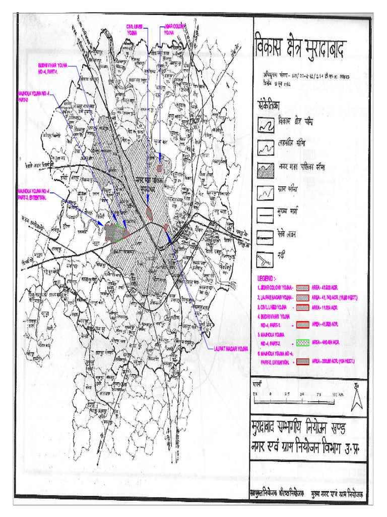 150 Moradabad Master Plan - PLT | PDF