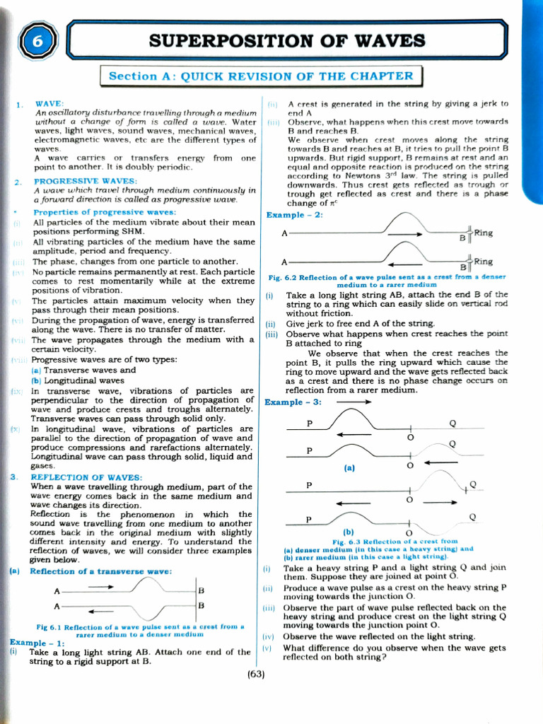 Superposition of Waves..Uttam For Class 12 | PDF | Waves | Normal Mode