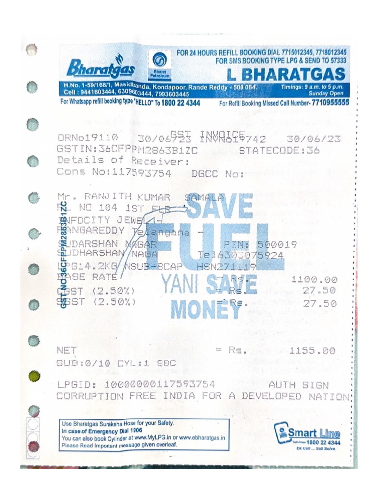 Gas Bill | PDF