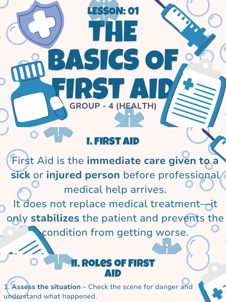 The Basics of First Aid - 20260120 - 070838 - 0000 | PDF | First Aid ...