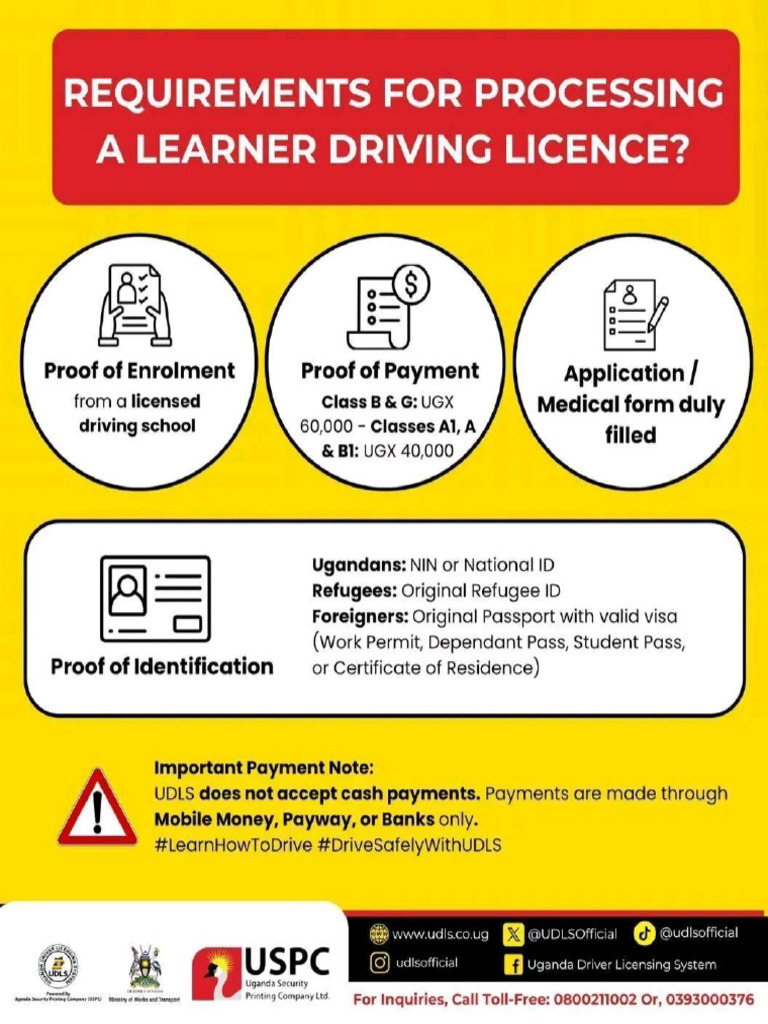 Requirements for Processing a Leaners Driving License. | PDF | Driver's ...