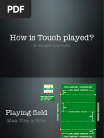 Touch Rugby Playing Rules Guide | PDF | Touchdown | Rules