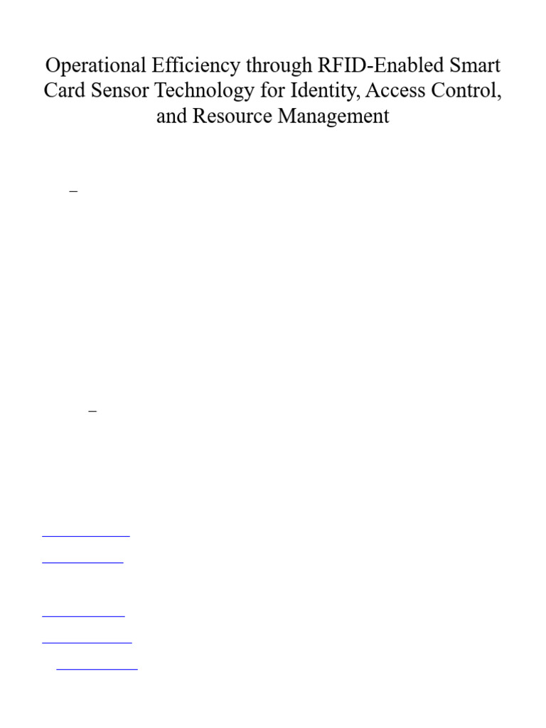 Manuscript29 (2) | PDF | Radio Frequency Identification | Smart Card