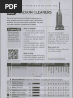 Download Consumer Reports Buying Guide 2012 - Vacuum Cleaners by desijnk SN99106988 doc pdf