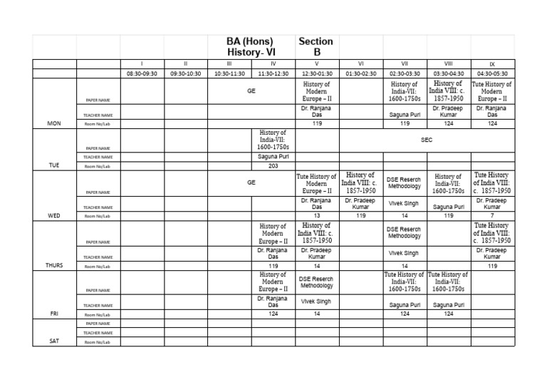 Sem Vi - Sheet1 | PDF