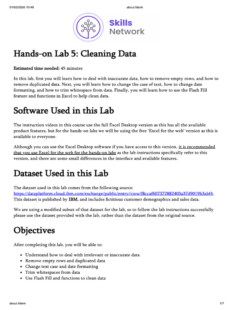 Excel Ex3 | PDF