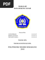 Download Makalah daya dukung tanah by Tri Wahyu Hadi S SN99107631 doc pdf