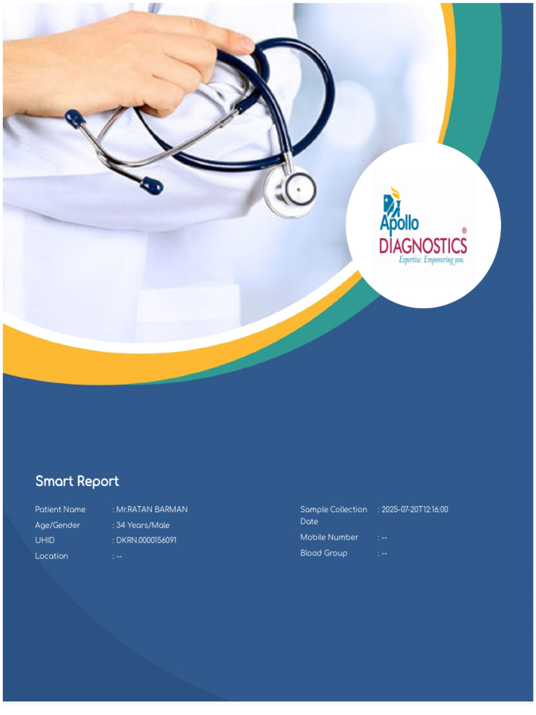 Apollo247 252495610 Labreport | PDF | Glycated Hemoglobin | Cholesterol