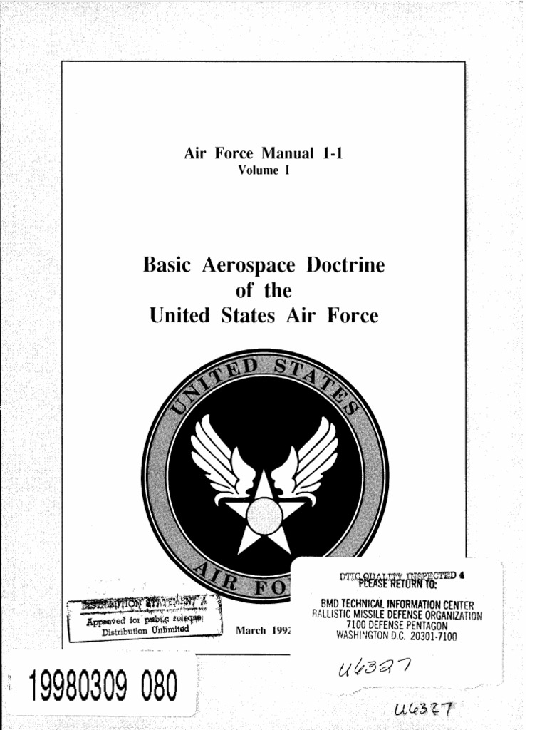 Afm 1-1 | PDF