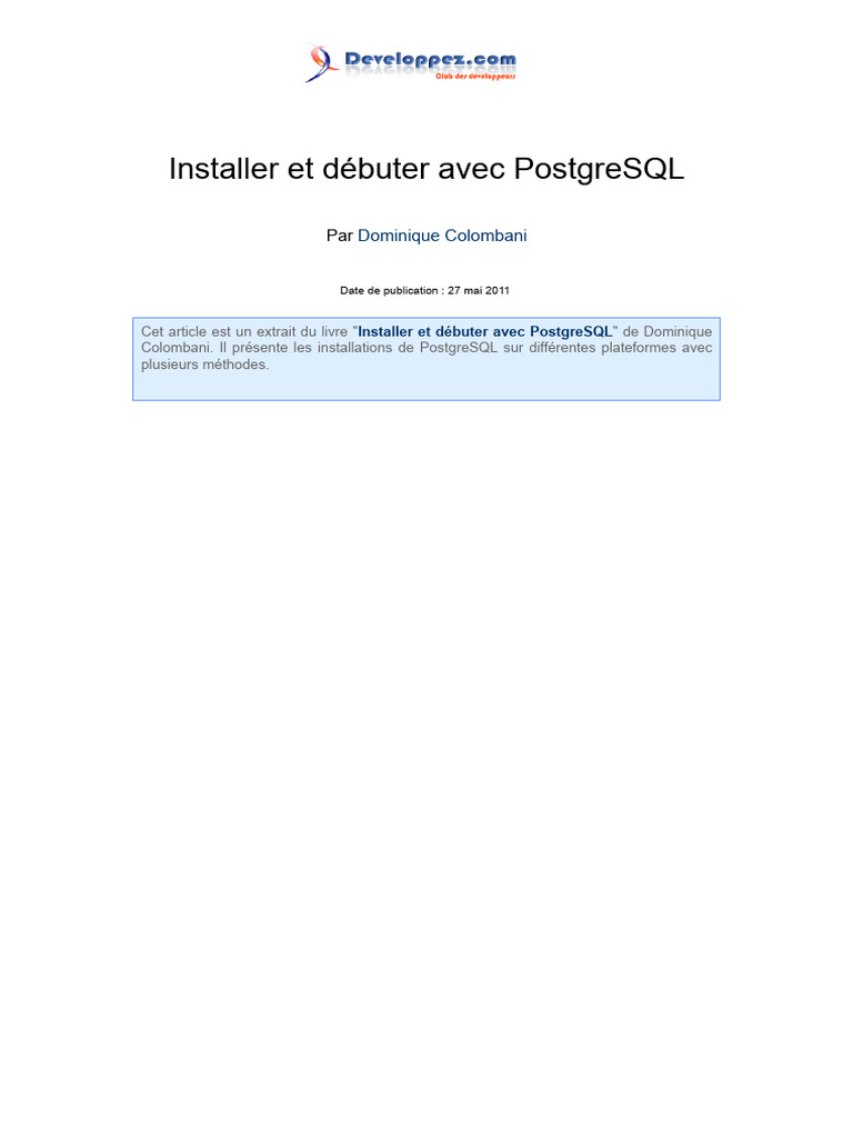 TD BD Oracle Adm Cours | PDF | PostgreSQL | Distribution Linux