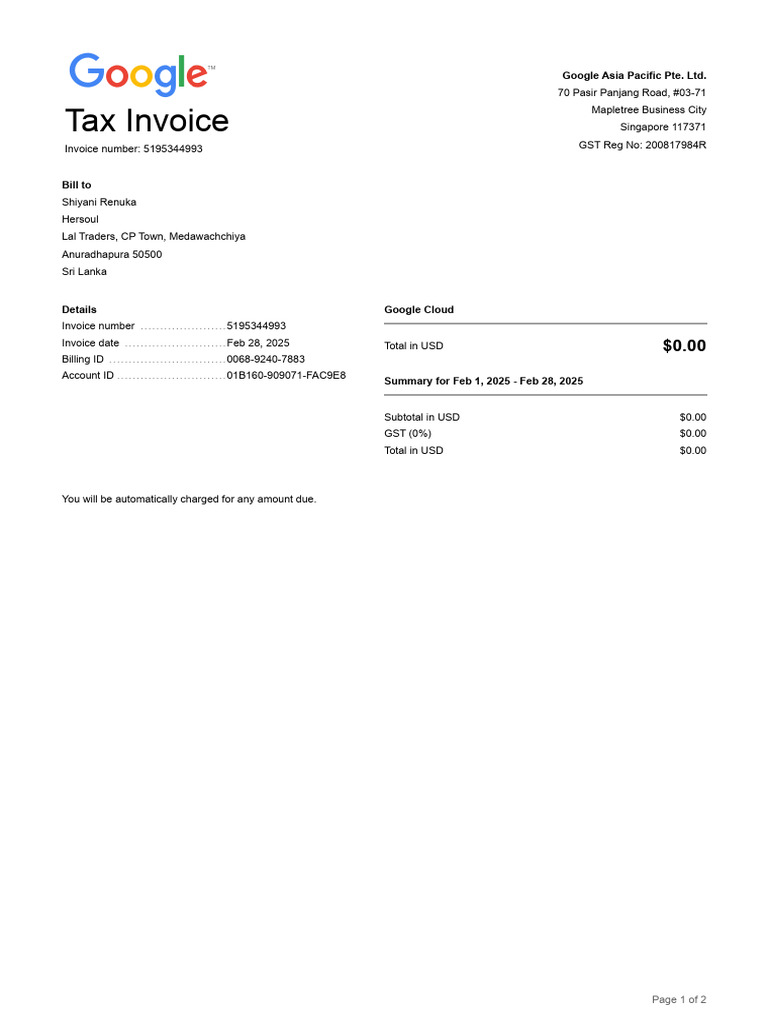 5195344993 | PDF | Invoice | Business Documents