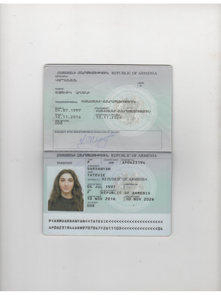 Pasport Scan | PDF