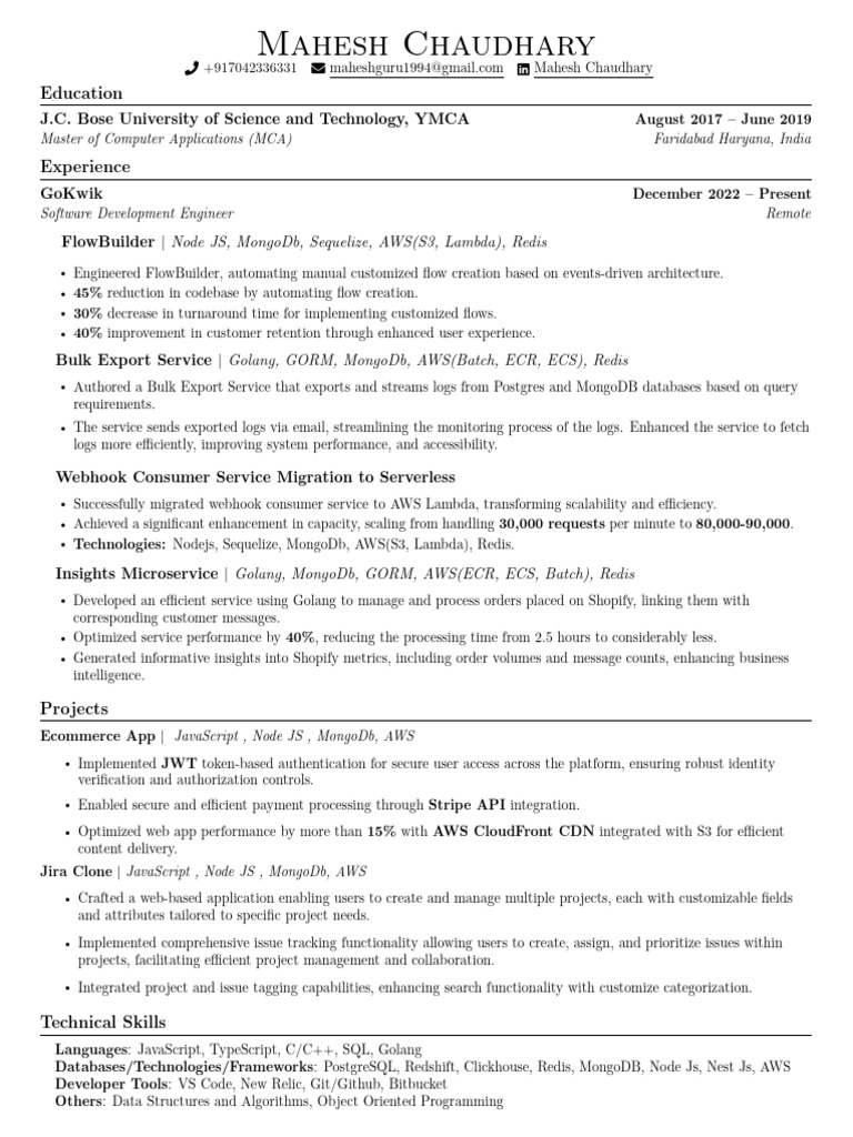 Mahesh Resume-2 | PDF | Java Script | Amazon Web Services