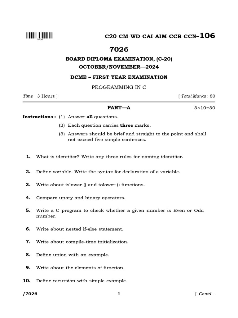 October November 2024 | PDF | Pointer (Computer Programming) | Software ...