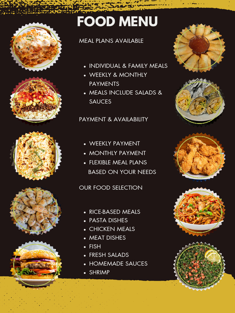 Food menu 2 | PDF