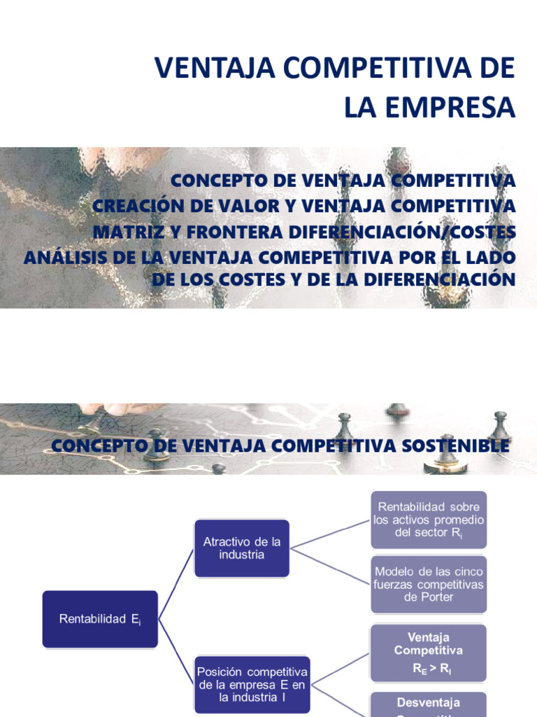 Tema 4 Direccion Estrategica 23 Final | PDF | Ventaja competitiva ...