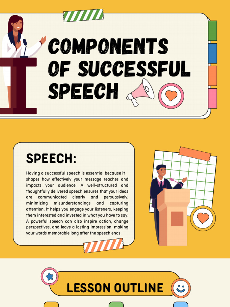 Components of Successful Speech | PDF | Body Language | Nonverbal ...