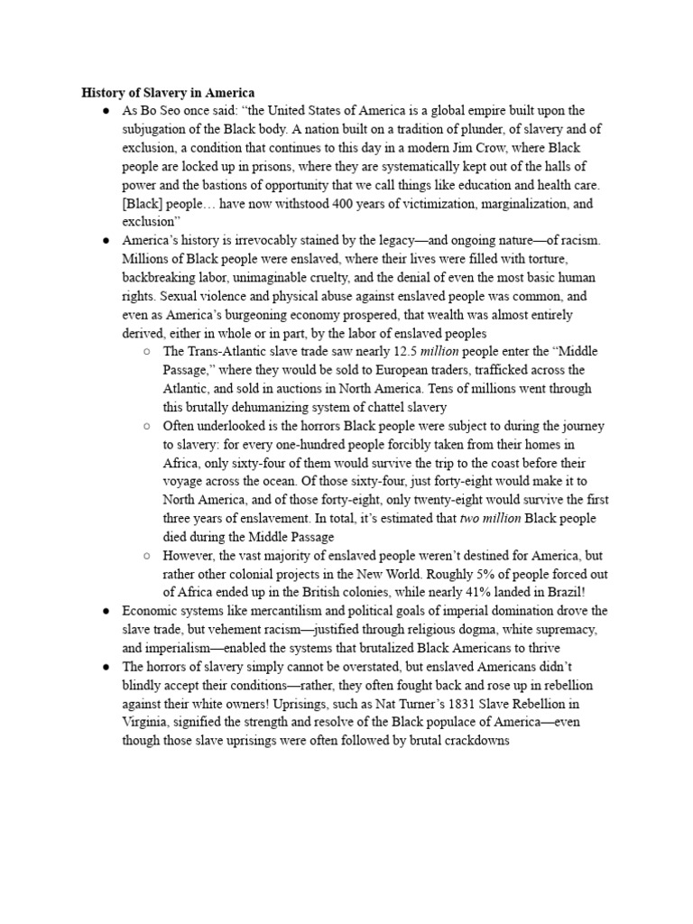 Racial Equality History | PDF | Reconstruction Era | Slavery