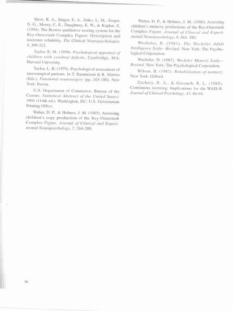 RCFT Manual Part 3 | PDF