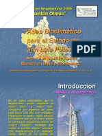 Atlas Bioclimático San Luis Potosí (Proyecto)