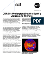 Sheet: CERES: Understanding The Earth's Clouds and Climate