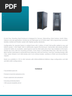 42U 800x1000 Rack Datasheet | PDF | Computers | Technology & Engineering