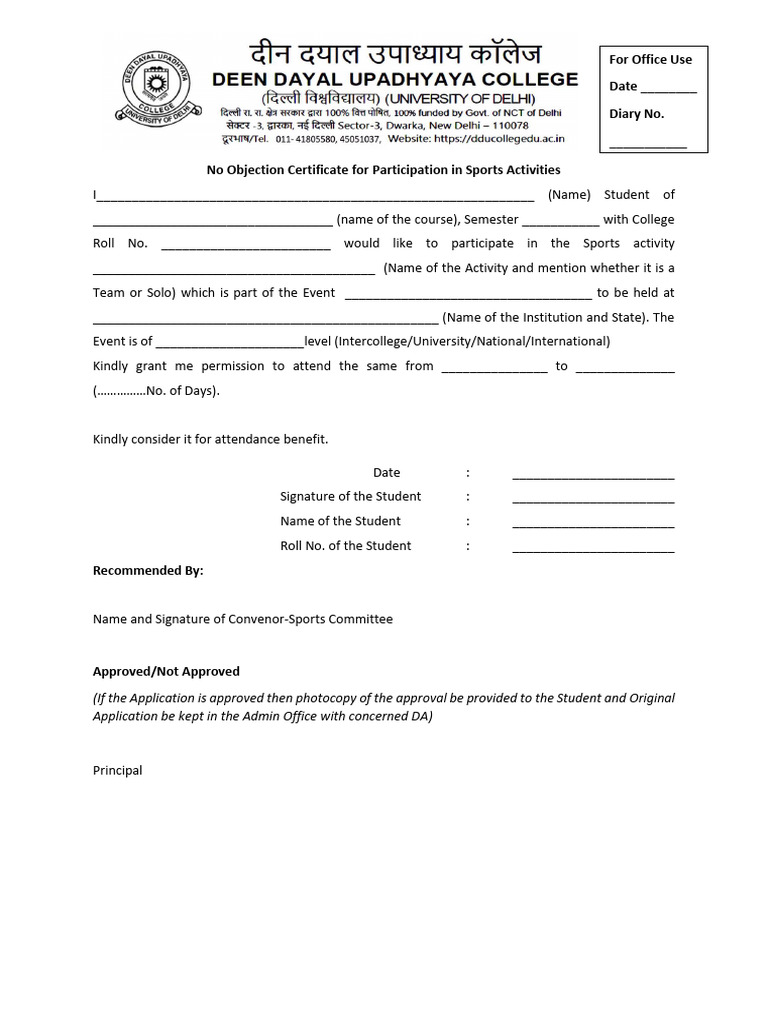 Application For Sports | PDF