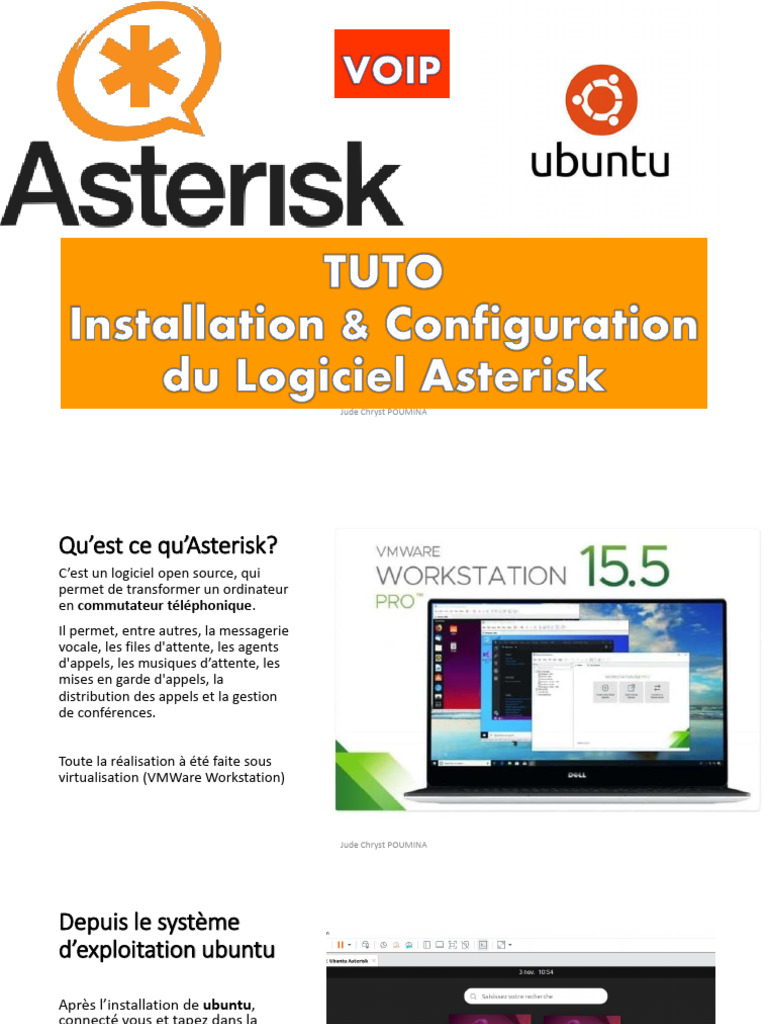 TUTO Installation & Configuration Du Logiciel Asterisk | PDF ...