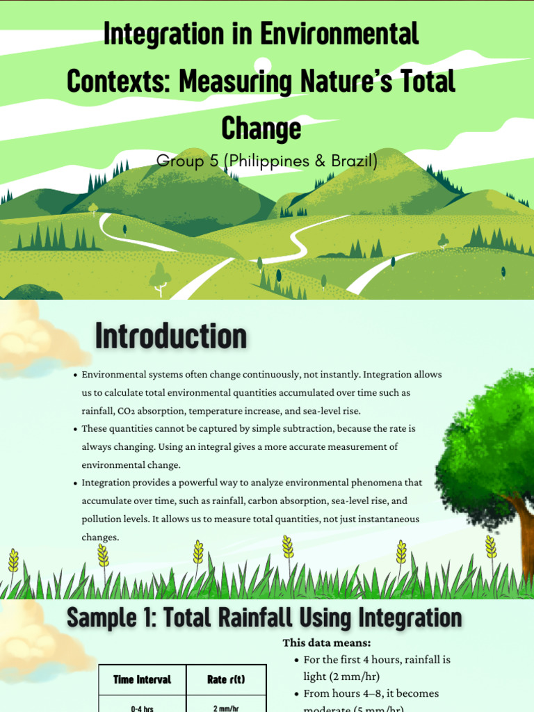 Week 3 G5 Integration in Environmental Contexts Measuring Nature’s ...
