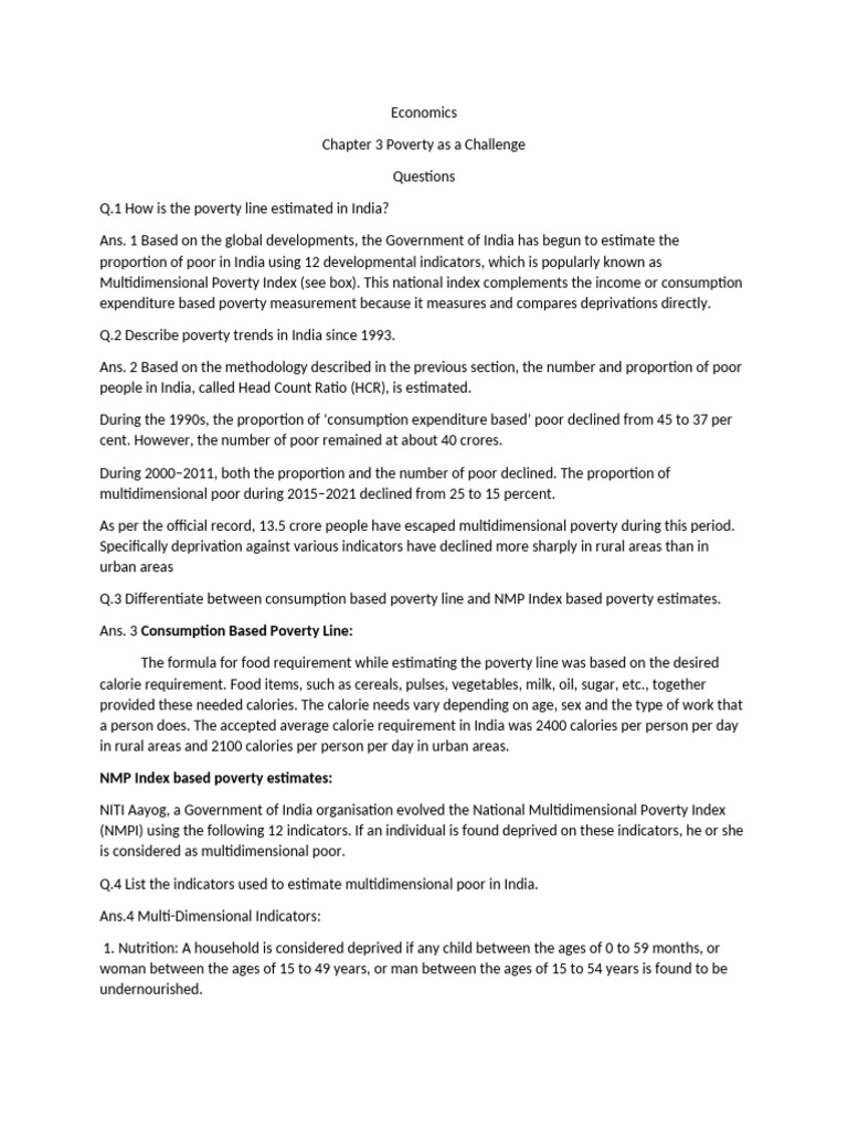 1755620086801_Poverty_as_a_Challenge_Questions (2) | PDF | Poverty ...
