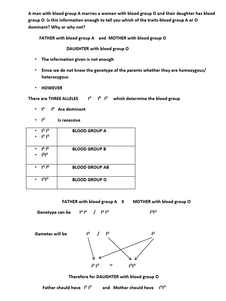 Blood Group Notes | PDF