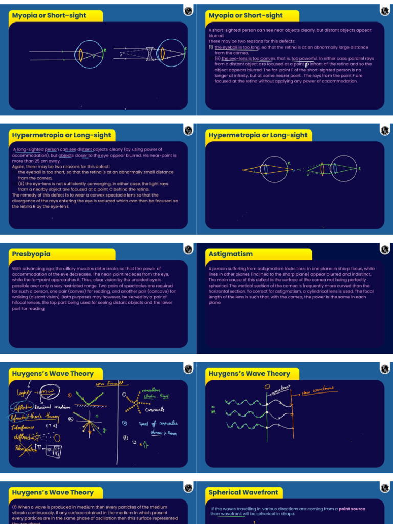 Wave Optics Notes | PDF