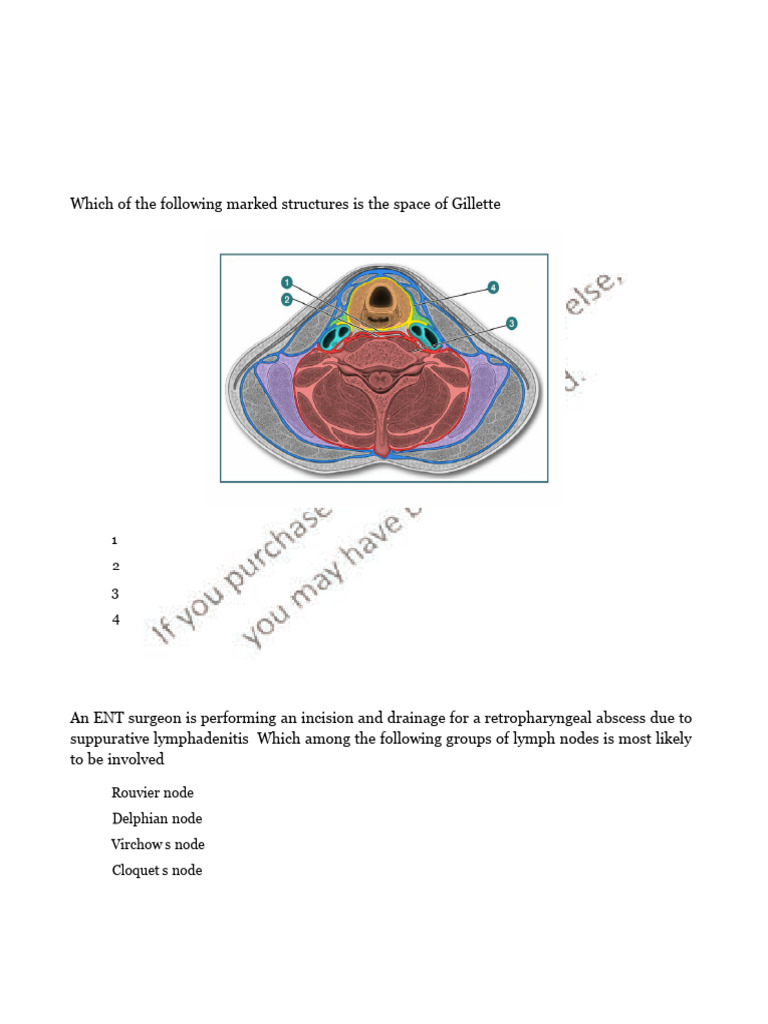 Abscesses of Pharynx | PDF
