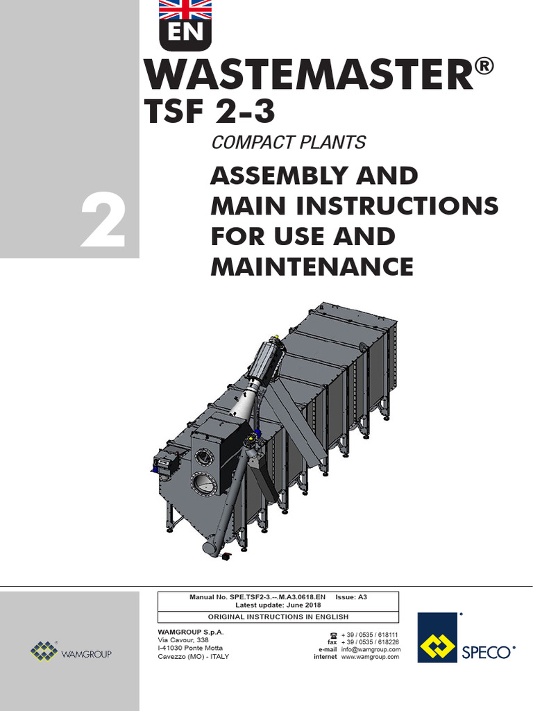 Inlet Headworks Operation and Maintenance Manual | PDF | Safety | Crane ...