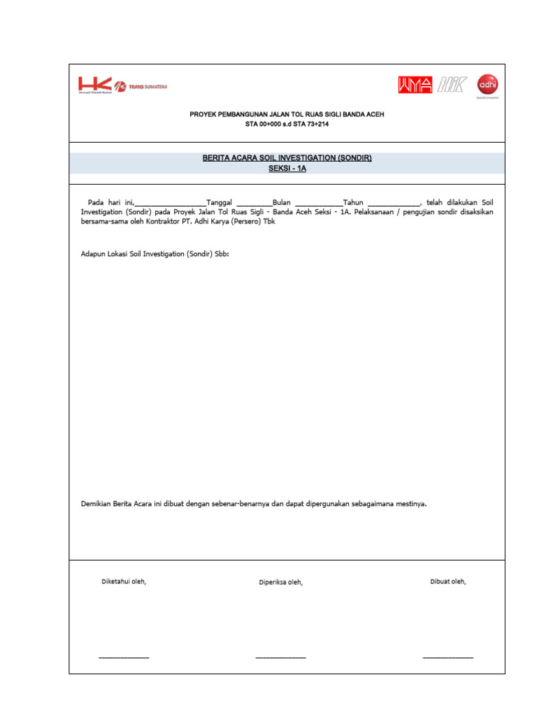 Format Ba Sondir | PDF