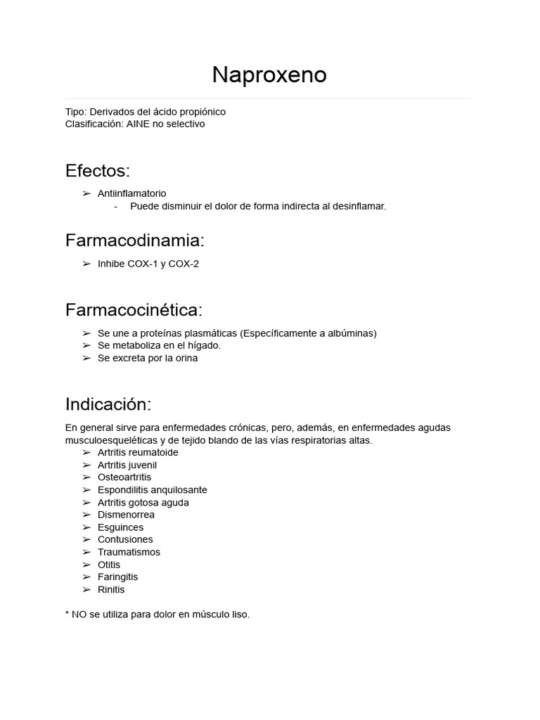 Naproxen o | PDF