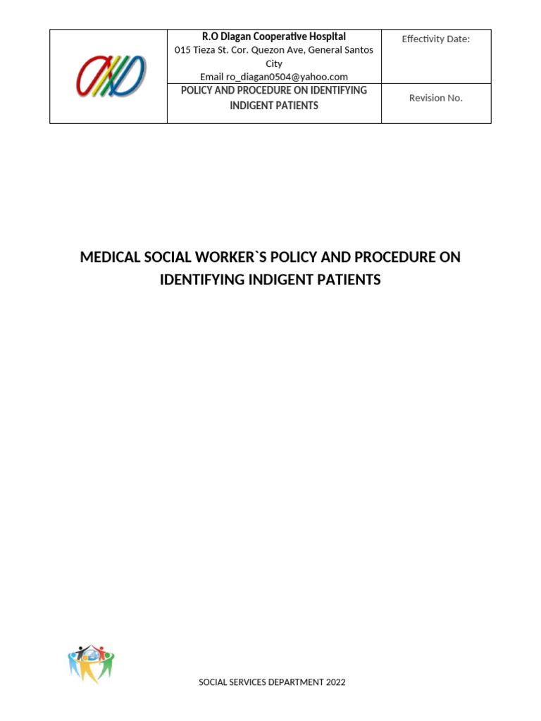 Policy On Identifying Patients | PDF | Hospital | Patient