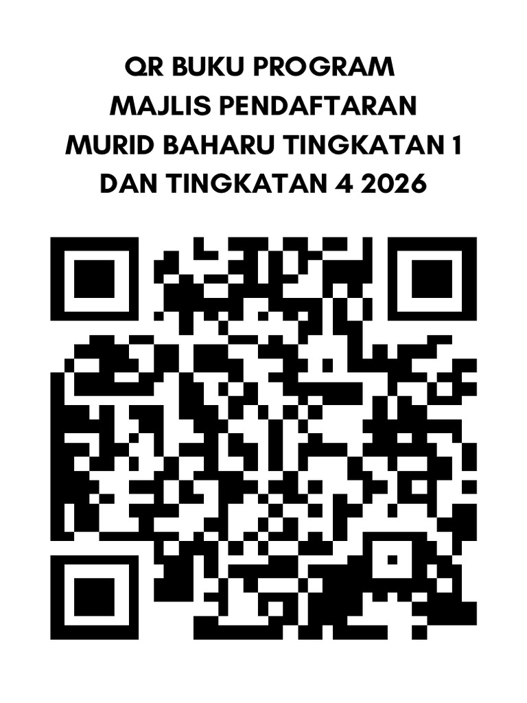 QR Buku Program | PDF