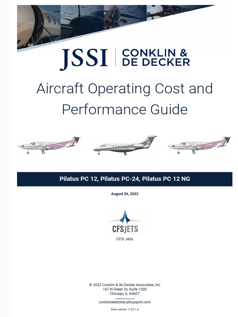 Pilatus PC 12 Pilatus PC 24 Pilatus PC 12 NGX Operating Costs | PDF ...