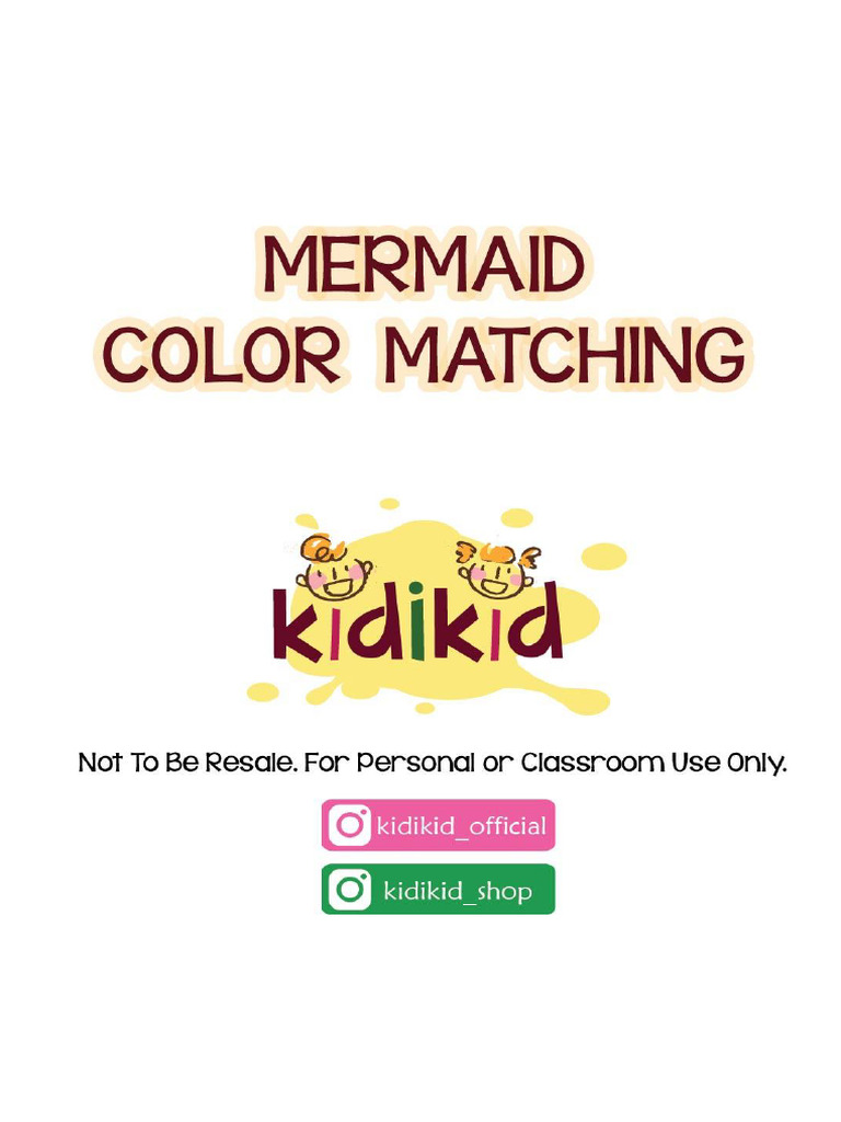 Mermaid Color Matching | PDF