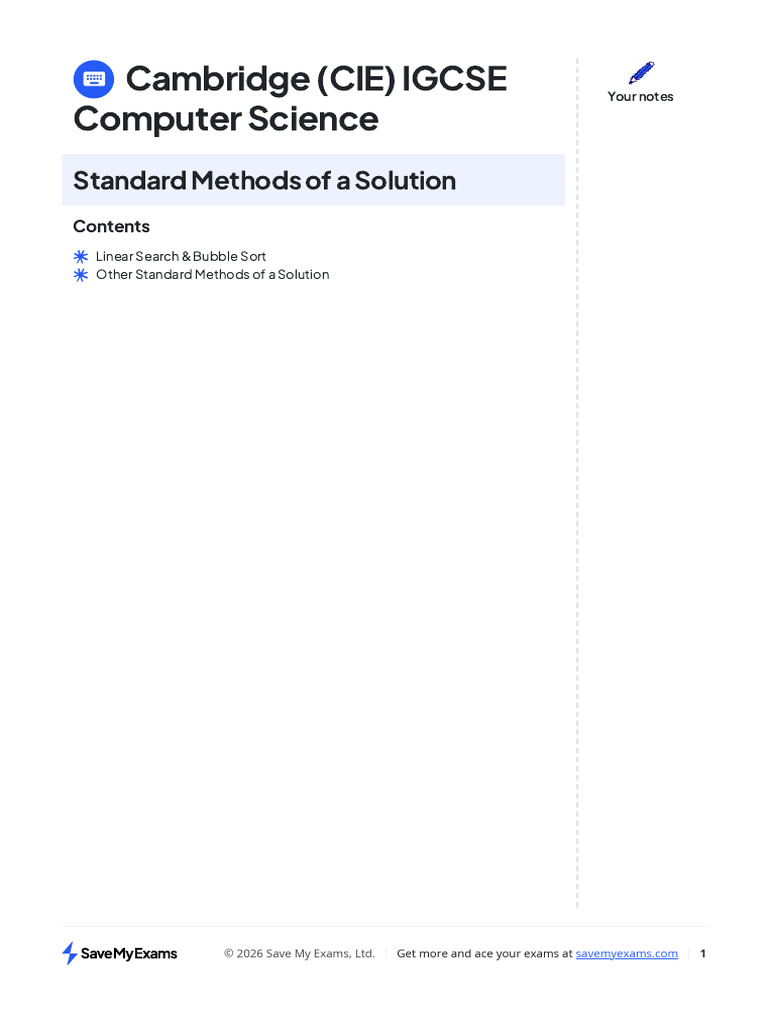 Standard Methods of A Solution | PDF | Computer Programming | Computer ...