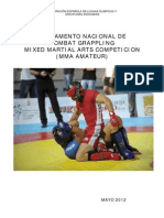 Reglamento Combat Grappling (MMA Amateur) 2012