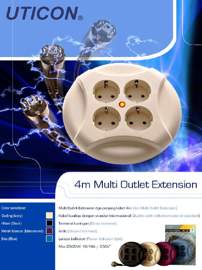 UTICON Multi Outlet Extension | PDF